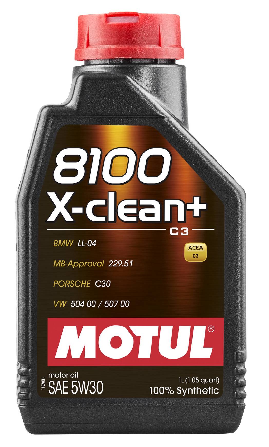 Audi BMW Engine Oil (5w30) (X-Clean + 8100) - Motul 106376